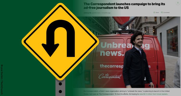 [NEWS] Turns out The Correspondent isn’t opening a U.S. newsroom after all Loganspace