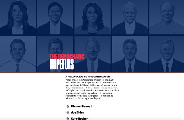 [NEWS] Apple News launches a guide to the 2020 Democratic candidates and debates – Loganspace