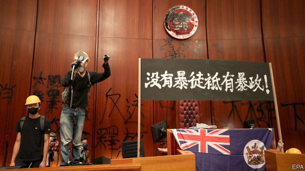 [NEWS #Alert] Hong Kong protesters storm the legislative council! – #Loganspace AI