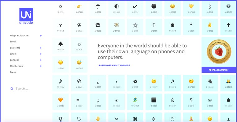 [NEWS] For World Emoji Day, the Unicode Consortium redesigns its site to be more user-friendly – Loganspace