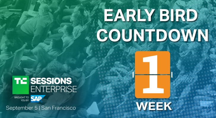[NEWS] Early bird pricing ends next week for TC Sessions: Enterprise 2019 – Loganspace