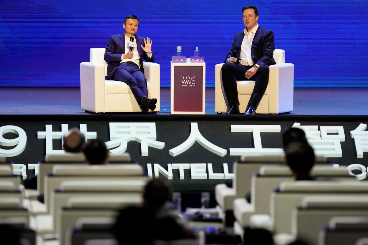 [NEWS] Tesla’s Musk, Alibaba’s Ma talk aliens and AI, skip issues like trade – Loganspace AI