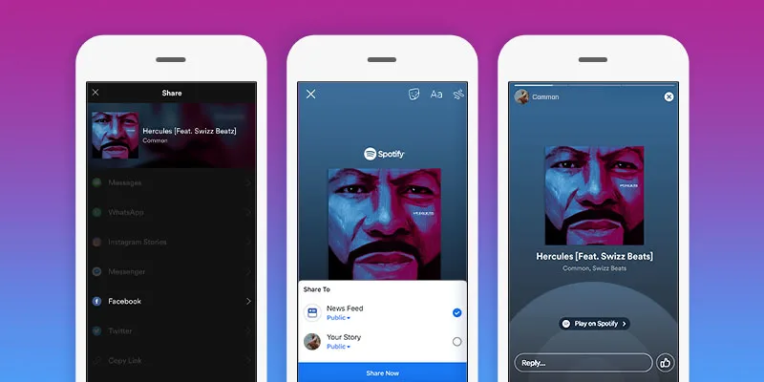[NEWS] You can now share music from Spotify to Facebook Stories – Loganspace